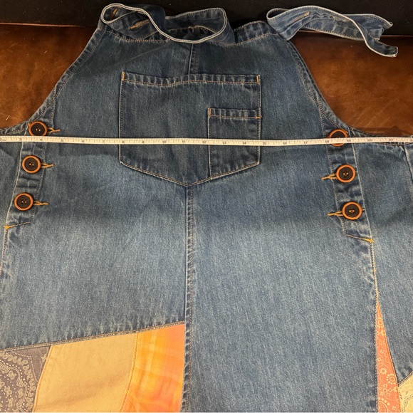 Three Bird Nest Blue Denim Overalls - Picture 4 of 11